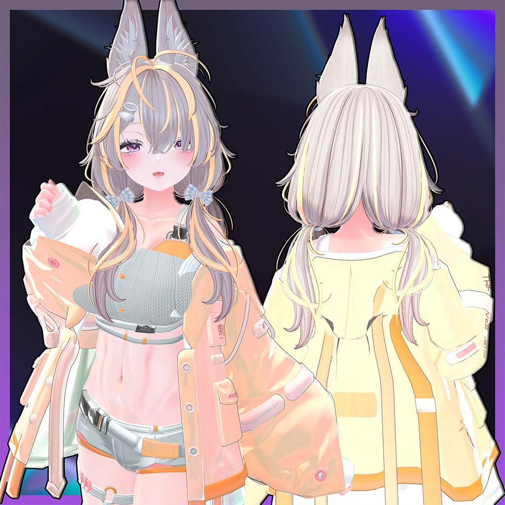 ♥ Cocoa_Hair ♥ Highlights Texture 【VRC Hair Texture - Nanaha】
