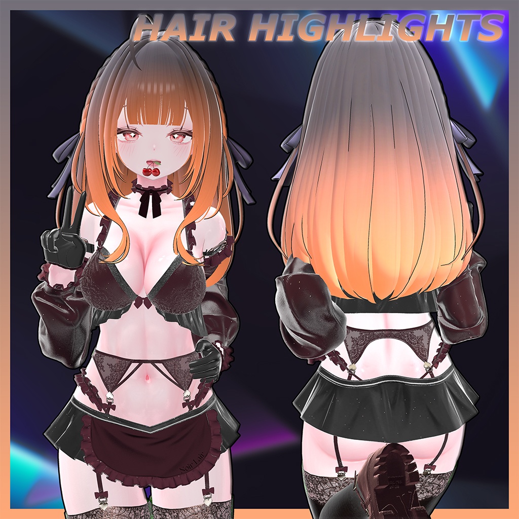 Sara Hair Highlights Texture 【VRC Hair Texture - DanaStudio】