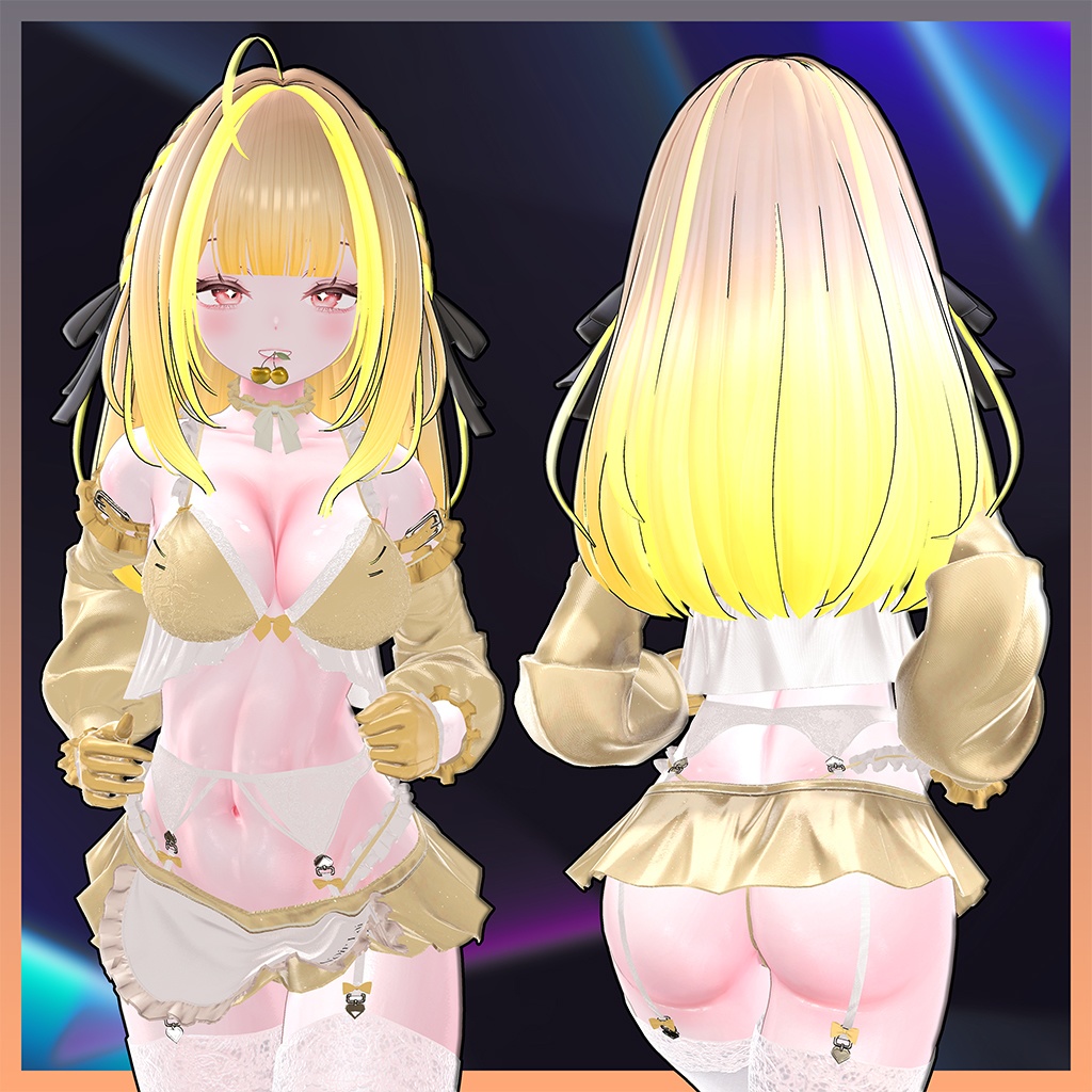 Sara Hair Highlights Texture 【VRC Hair Texture - DanaStudio】