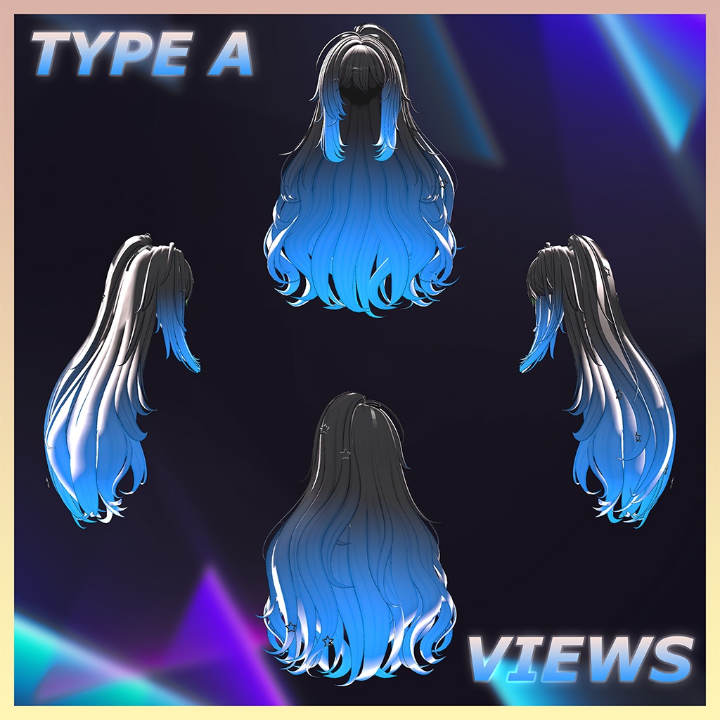 ♡⑅ Cosmi Hair ⑅♡ Highlights Texture 【VRC Hair Texture - WishList】