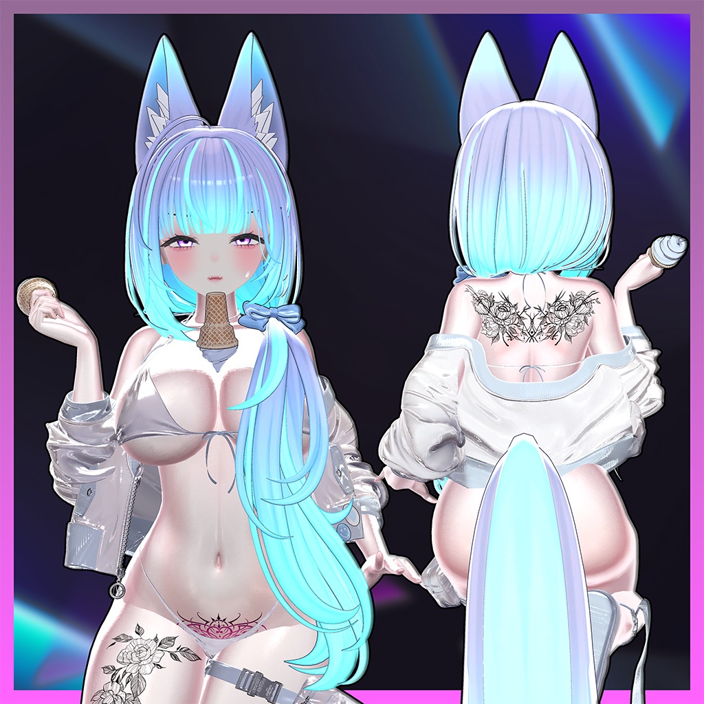 ♡⑅ Lumene Hair ⑅♡ Highlights Texture 【VRC Hair Texture - WishList】