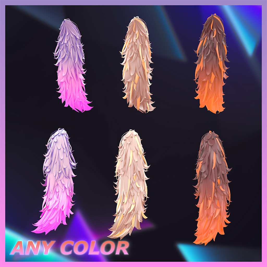 Mohumohu bob Highlights Texture 【VRC Hair Texture - mochipun】