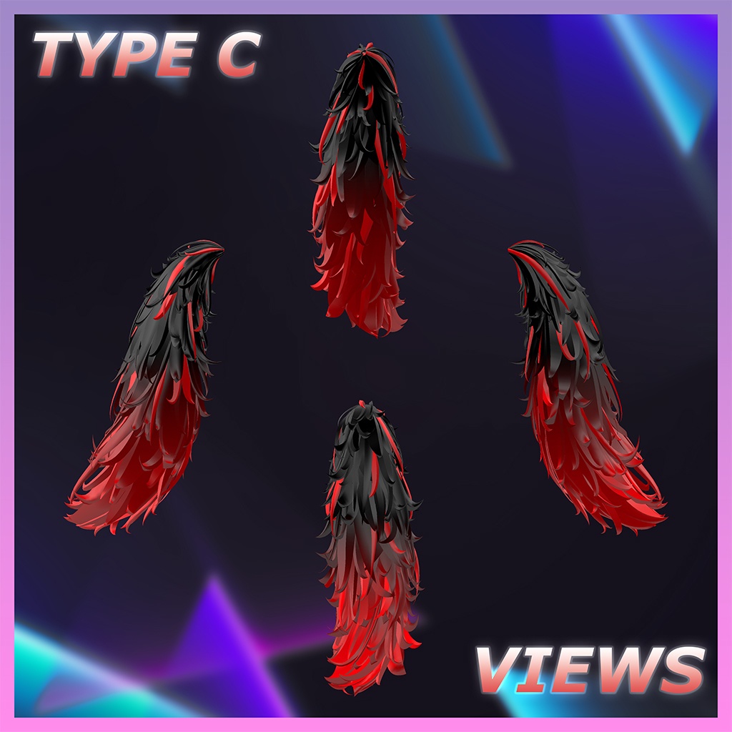 Mohumohu bob Highlights Texture 【VRC Hair Texture - mochipun】