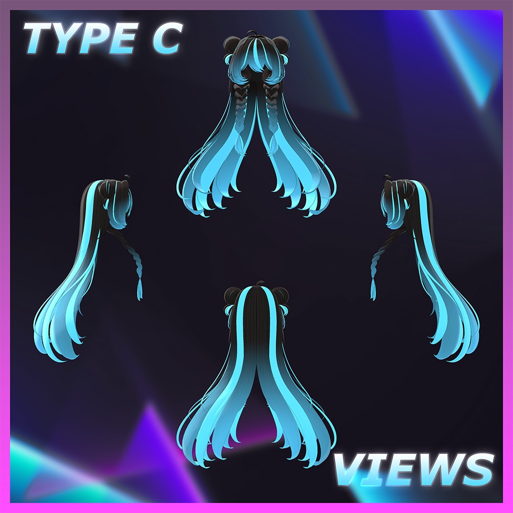 ♡⑅ Dorothy Hair ⑅♡ Highlights Texture 【VRC Hair Texture - WishList】