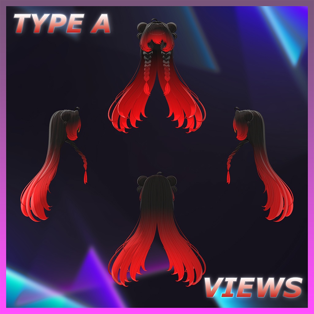 ♡⑅ Dorothy Hair ⑅♡ Highlights Texture 【VRC Hair Texture - WishList】