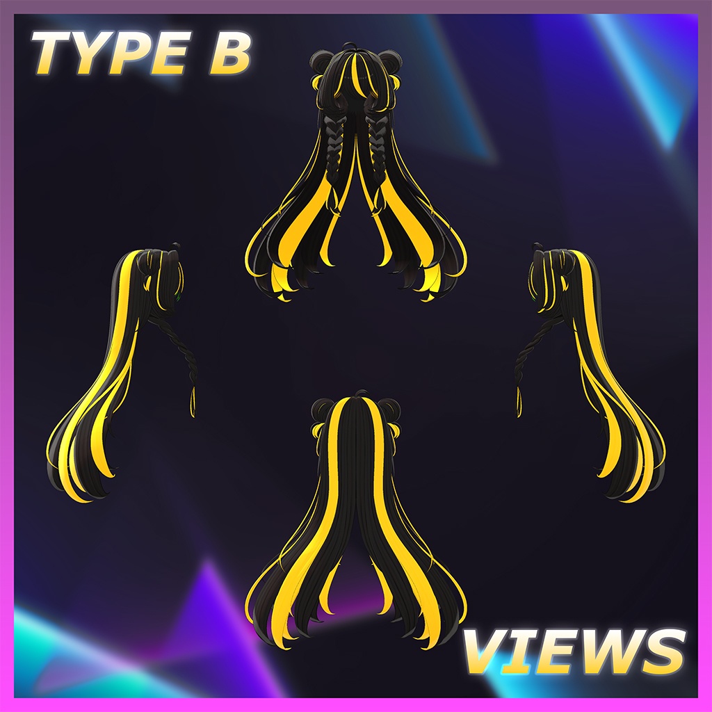 ♡⑅ Dorothy Hair ⑅♡ Highlights Texture 【VRC Hair Texture - WishList】