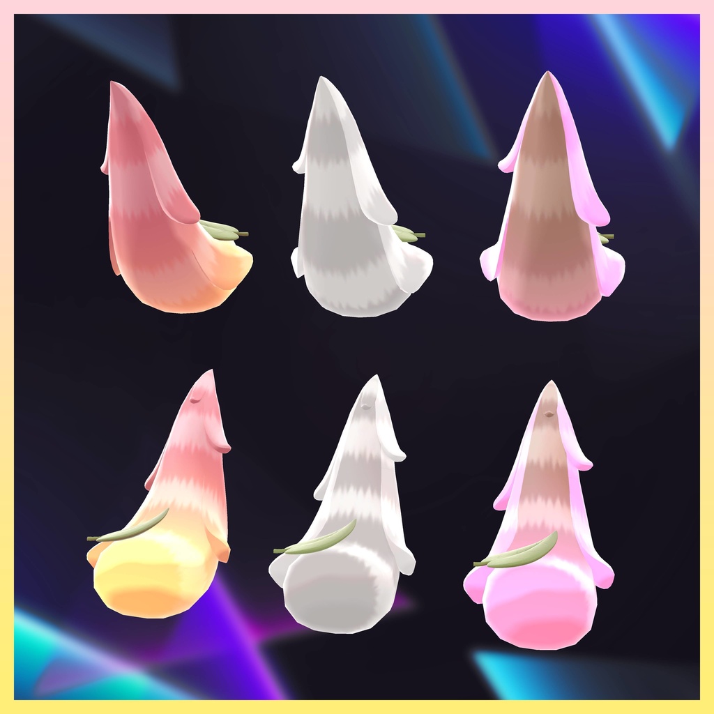 ♡⑅ CooniBob Hair ⑅♡ Highlights Texture 【VRC Hair Texture - WishList】