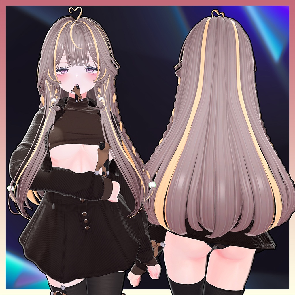 GoldenHour Highlights Texture 【VRC Hair Texture - YM STORE】