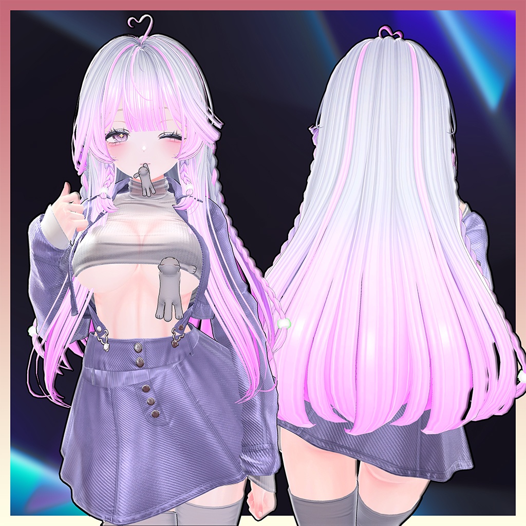 GoldenHour Highlights Texture 【VRC Hair Texture - YM STORE】