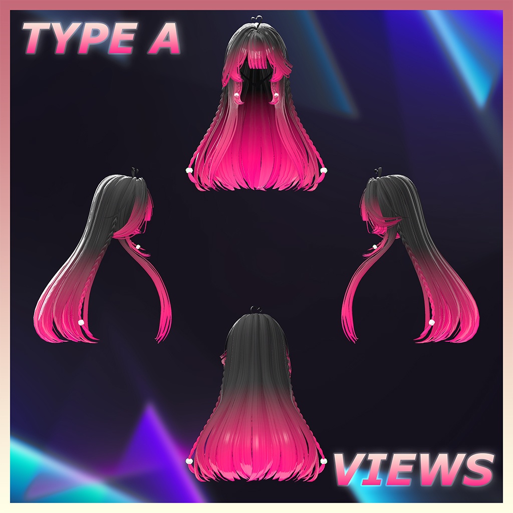 GoldenHour Highlights Texture 【VRC Hair Texture - YM STORE】