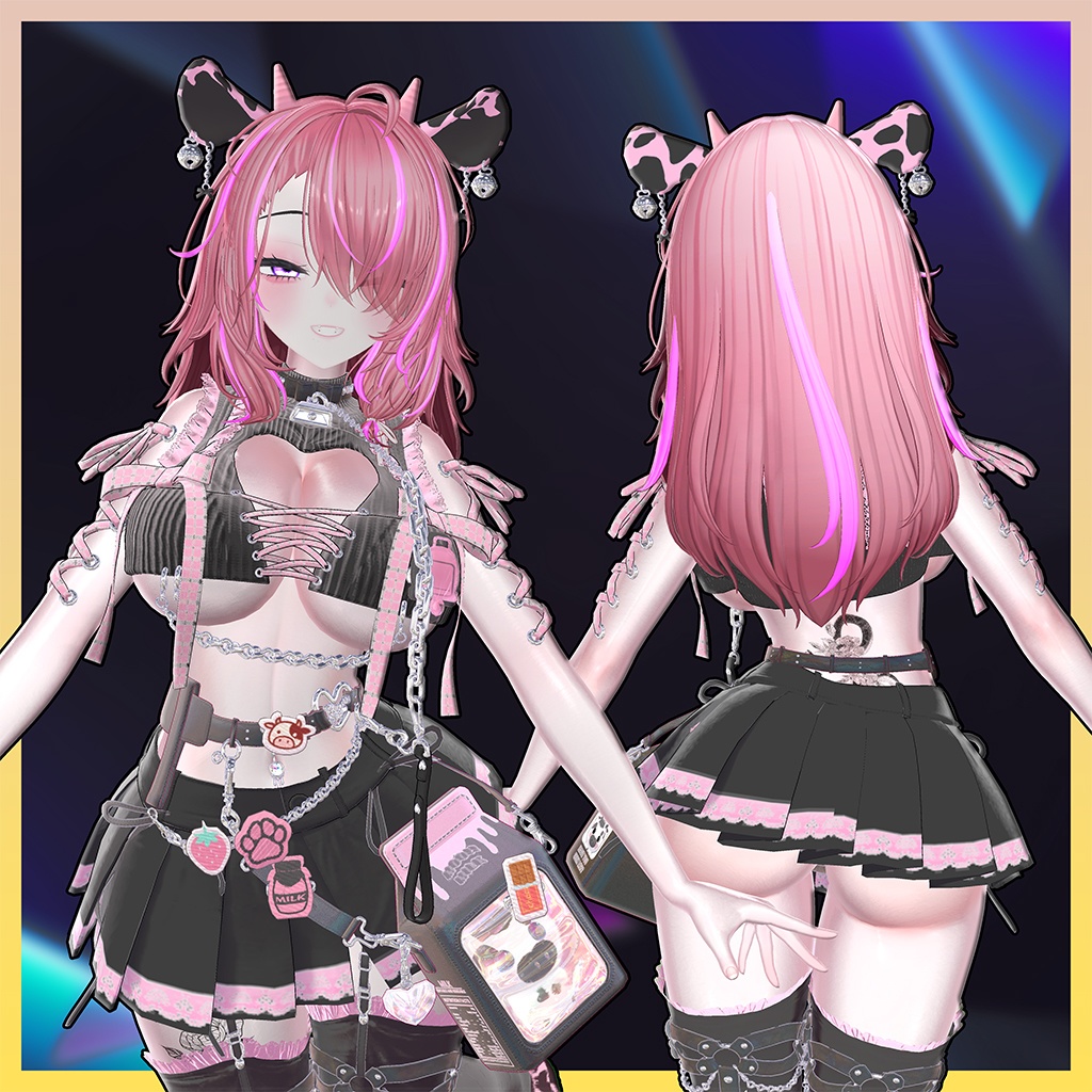 ♥ Sena_Hair ♥ Highlights Texture 【VRC Hair Texture - Nanaha】