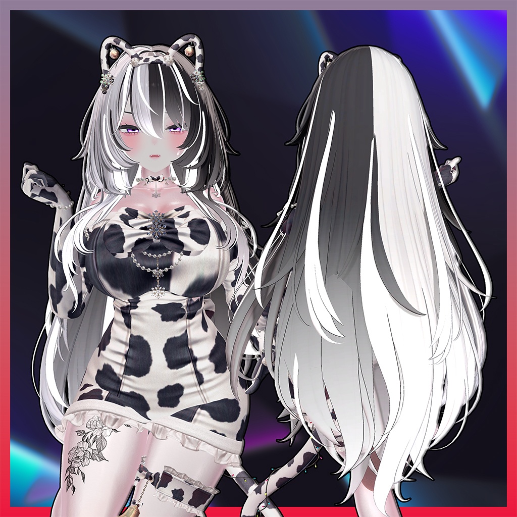 ♥ Monaca_Hair ♥ Highlights Texture 【VRC Hair Texture - Nanaha】