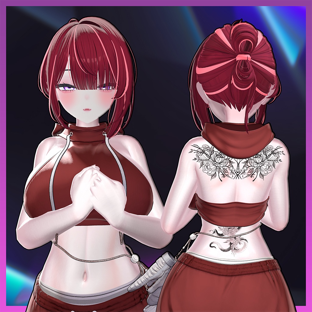 ♥ Maro_Hair ♥ Highlights Texture 【VRC Hair Texture - Nanaha】