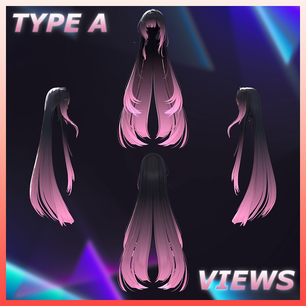 ♥ Lozy Hair ♥ Highlights Texture 【VRC Hair Texture - Nanaha】