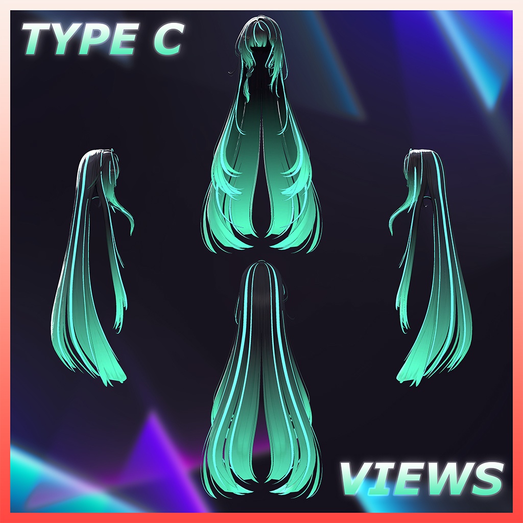 ♥ Lozy Hair ♥ Highlights Texture 【VRC Hair Texture - Nanaha】