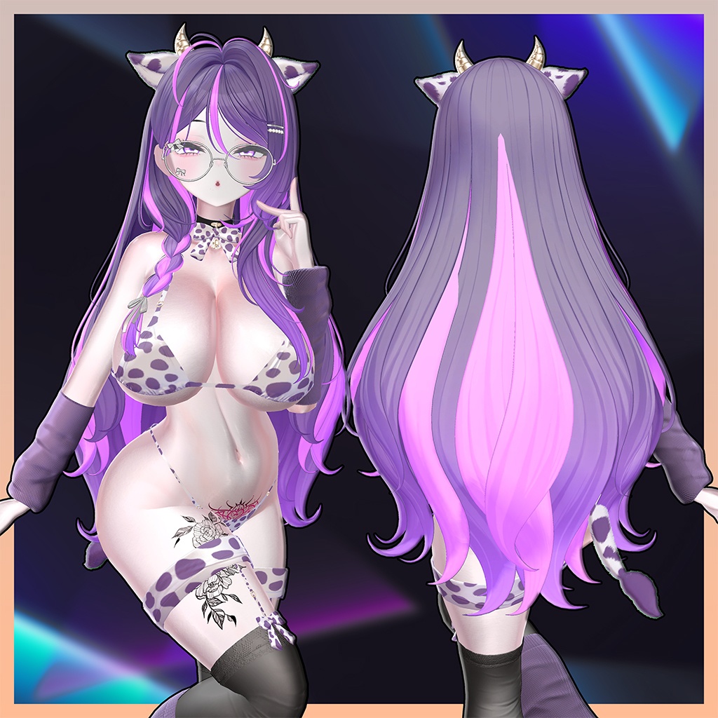 ♡⑅ Melia Hair ⑅♡ Highlights Texture 【VRC Hair Texture - WishList】