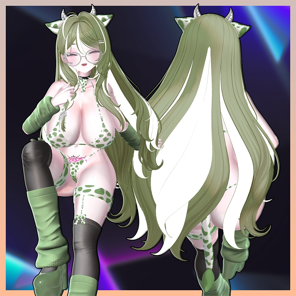 ♡⑅ Melia Hair ⑅♡ Highlights Texture 【VRC Hair Texture - WishList】