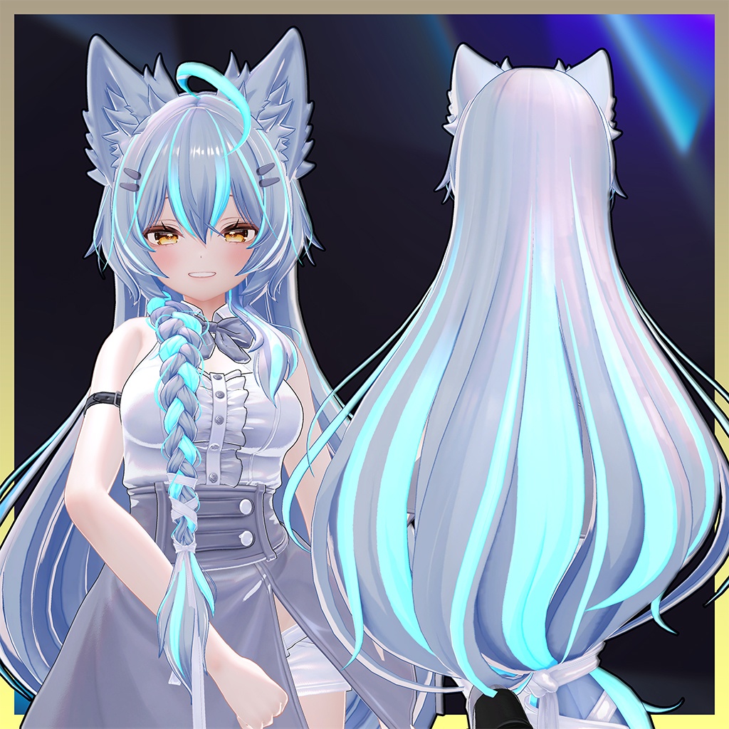 Mayo Hair Highlights Texture 【VRC Hair Texture - Chocolate rice】