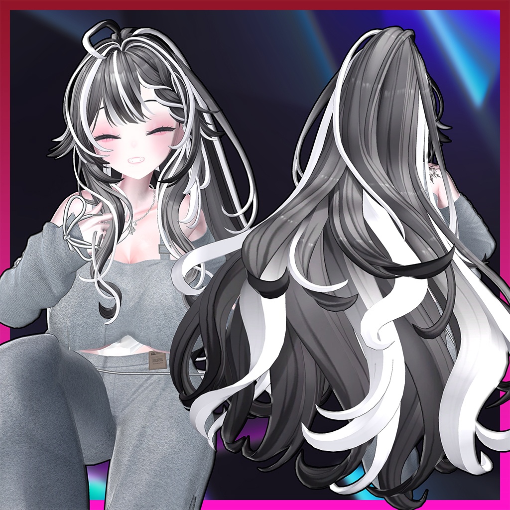 Chloris_Hair Highlights Texture 【VRC Hair Texture - MOMORI】