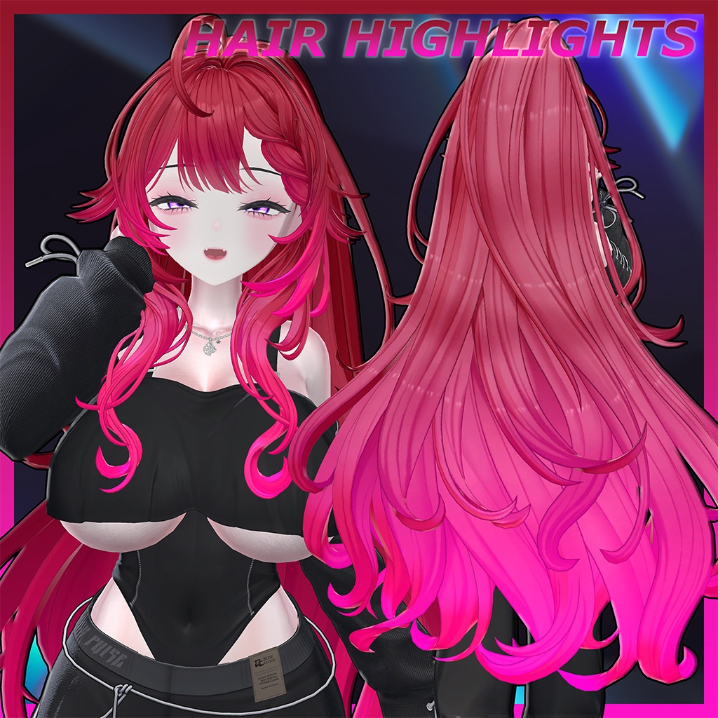 Chloris_Hair Highlights Texture 【VRC Hair Texture - MOMORI】