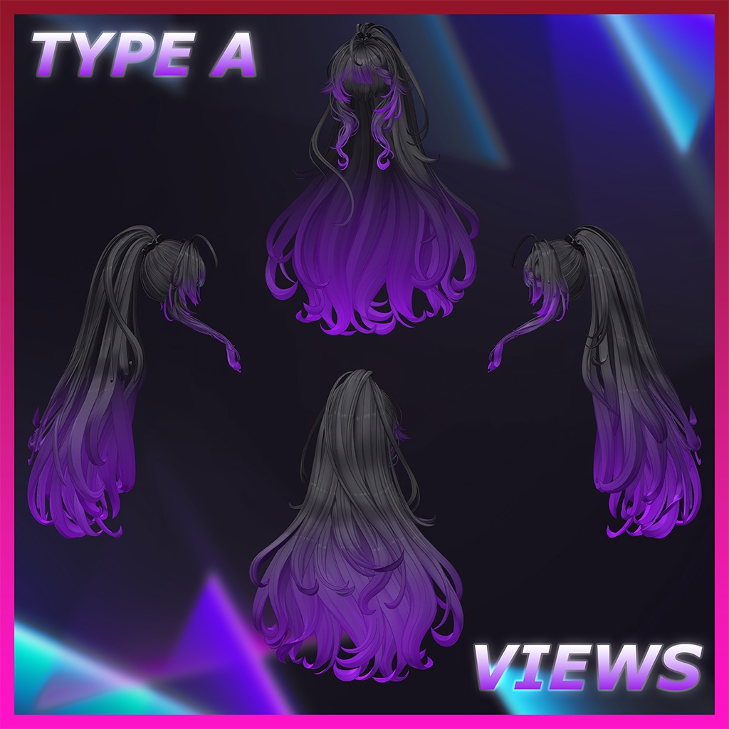 Chloris_Hair Highlights Texture 【VRC Hair Texture - MOMORI】