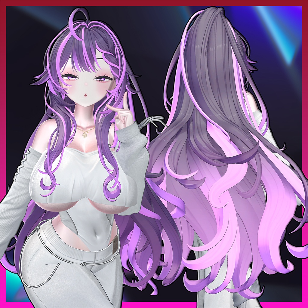 Chloris_Hair Highlights Texture 【VRC Hair Texture - MOMORI】