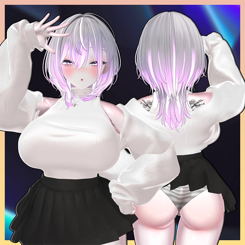 ♥ Little Devil ♥ Hair Highlights Texture 【VRC Hair Texture - Nanaha】