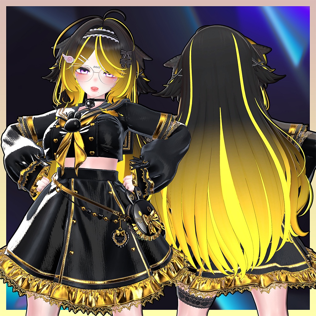 ♡⑅ Divine Hair ⑅♡ Highlights Texture 【VRC Hair Texture - WishList】
