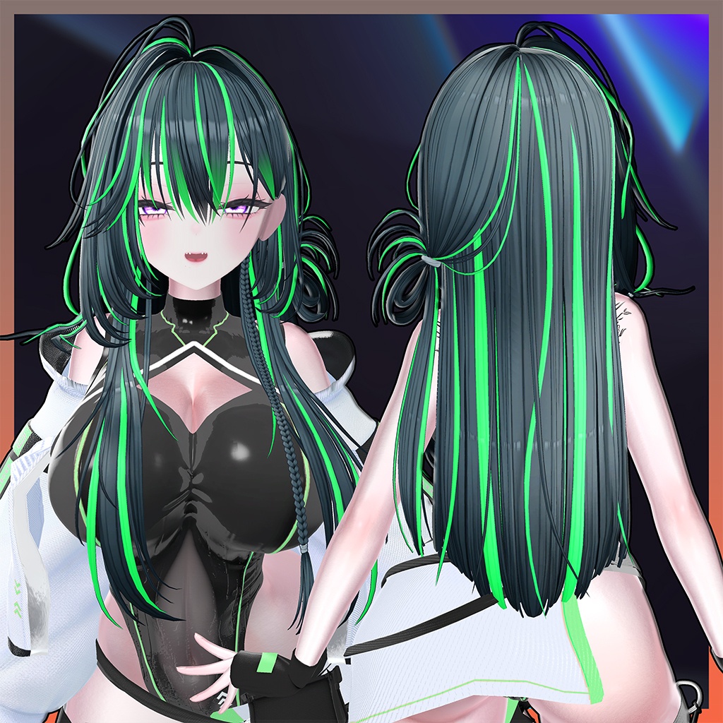 Lucid Hair Highlights Texture 【VRC Hair Texture - MOMORI】