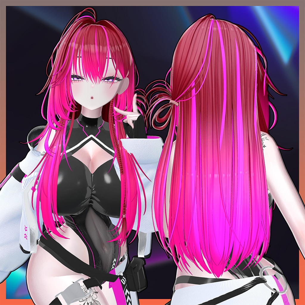 Lucid Hair Highlights Texture 【VRC Hair Texture - MOMORI】