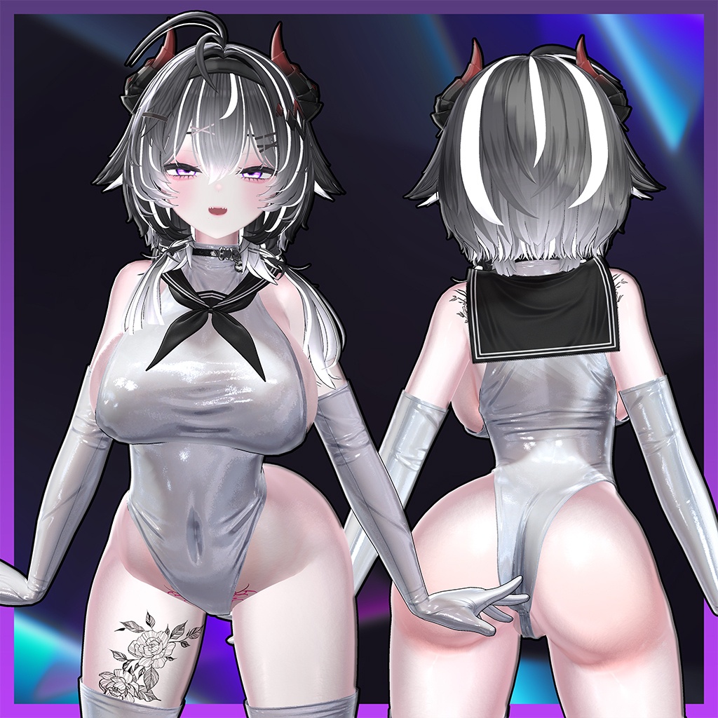 ◈Noxie Hair◈ Highlights Texture 【VRC Hair Texture - mitokumo】