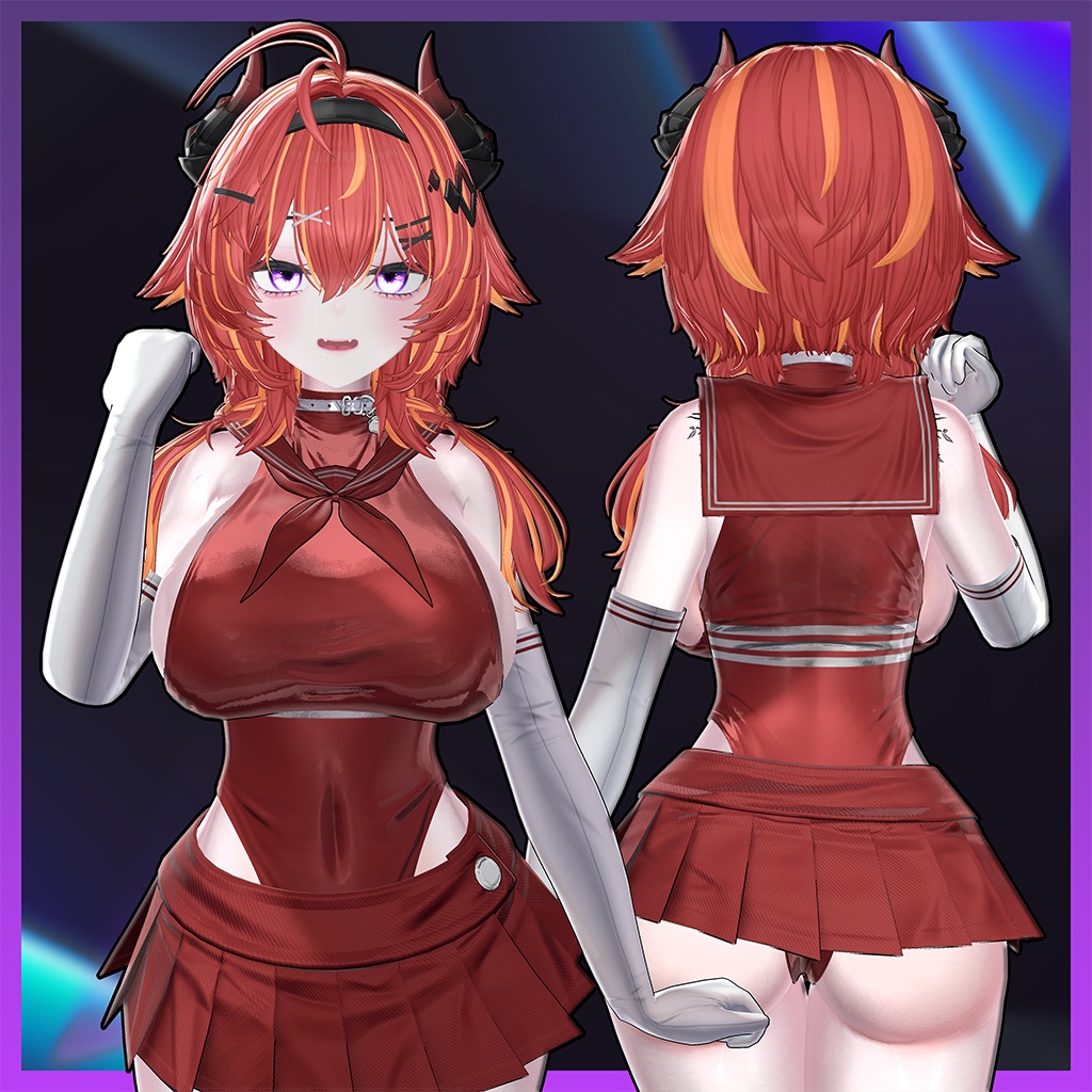 ◈Noxie Hair◈ Highlights Texture 【VRC Hair Texture - mitokumo】