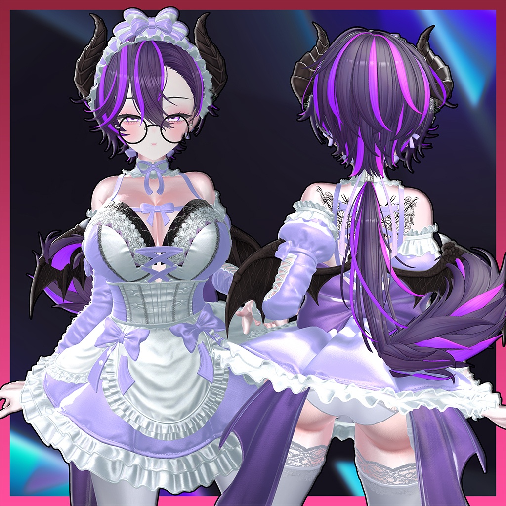 Komaru_Hair Highlights Texture 【VRC Hair Texture - MOMORI】