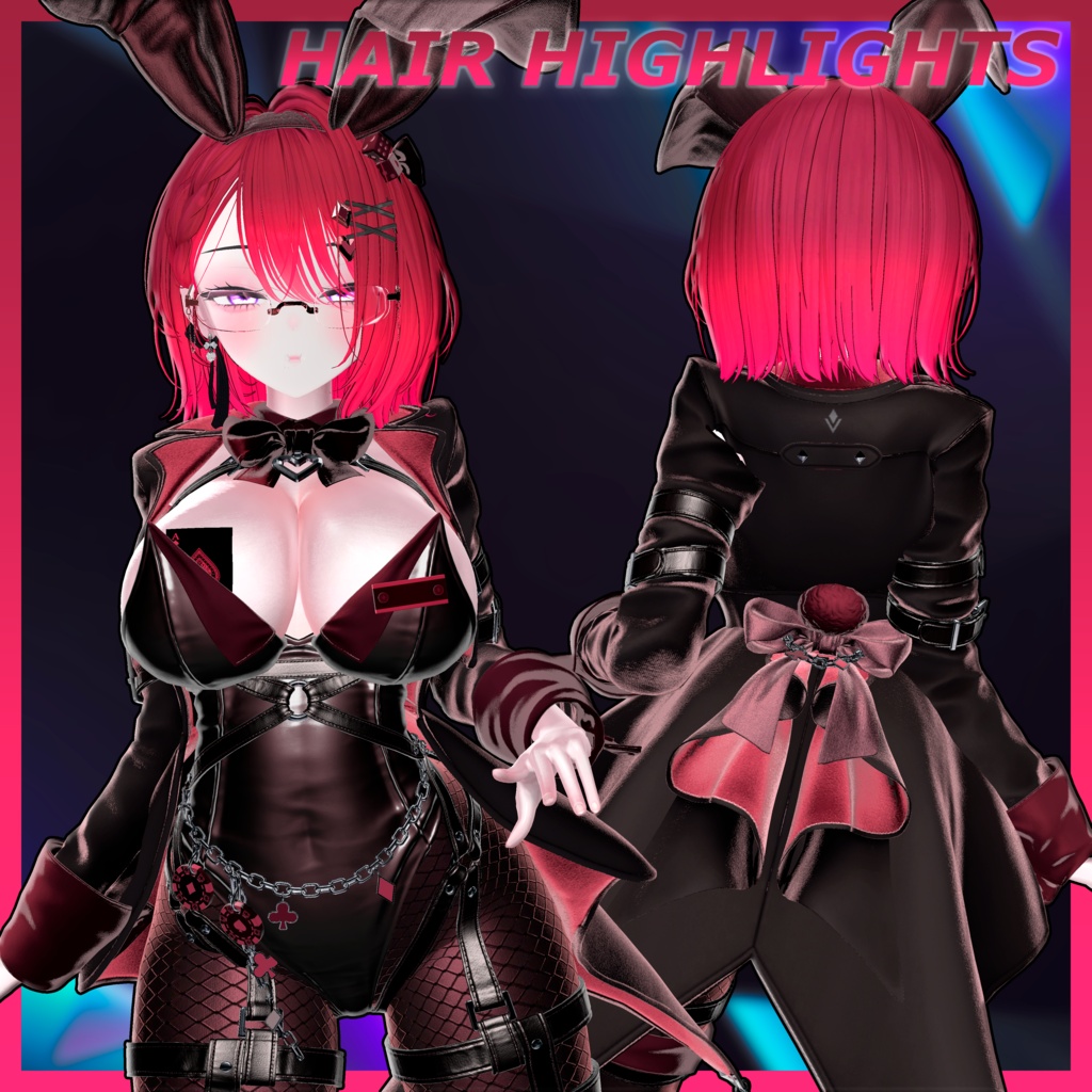 ♥ Sharp Edge ♥ Highlights Texture 【VRC Hair Texture - Nanaha】