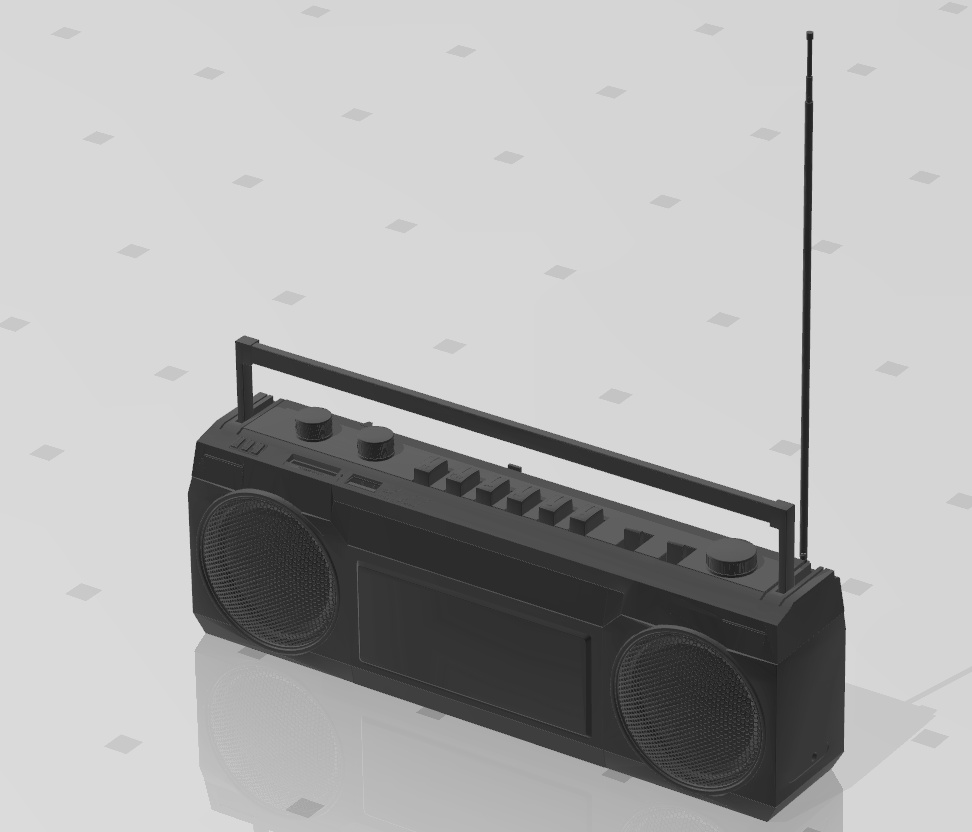 ラジオモデル(3D)objファイル