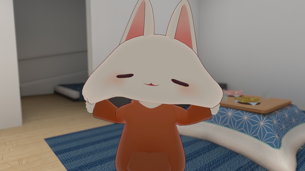 【VRC向けアバター】しろもち【Quest,VRM対応】