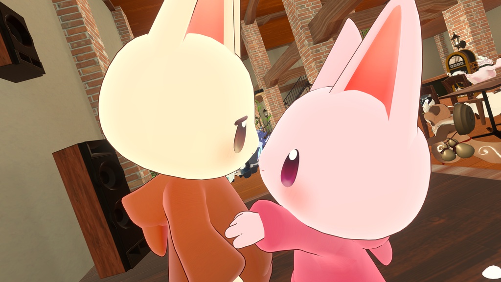 【VRC向けアバター】しろもち【Quest,VRM対応】