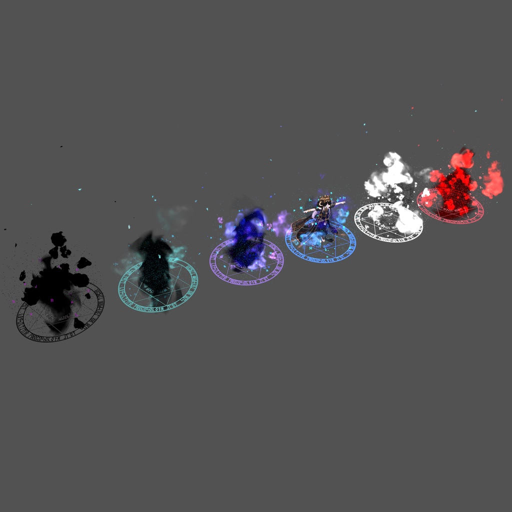 ファッシネイション=フロース 【魔法陣パーティクル】#めのうすとあ