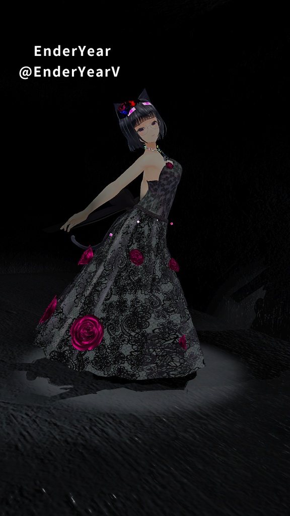 【複数Avatar対応】ROSEDRESS【パーテイクル付き】#めのうすとあ