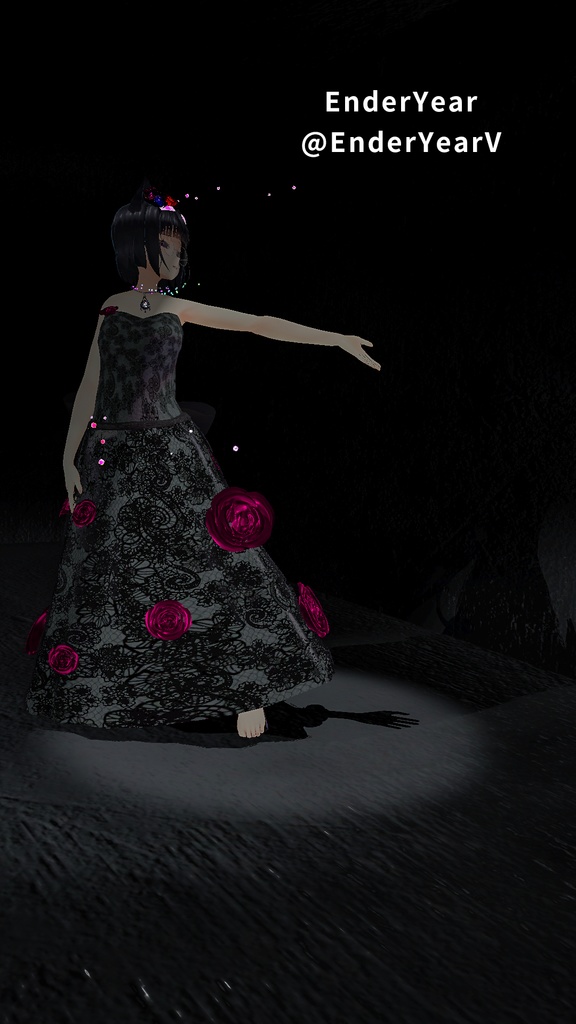【複数Avatar対応】ROSEDRESS【パーテイクル付き】#めのうすとあ