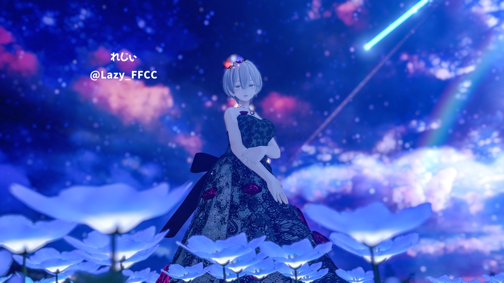【複数Avatar対応】ROSEDRESS【パーテイクル付き】#めのうすとあ