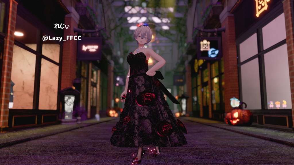 【複数Avatar対応】ROSEDRESS【パーテイクル付き】#めのうすとあ