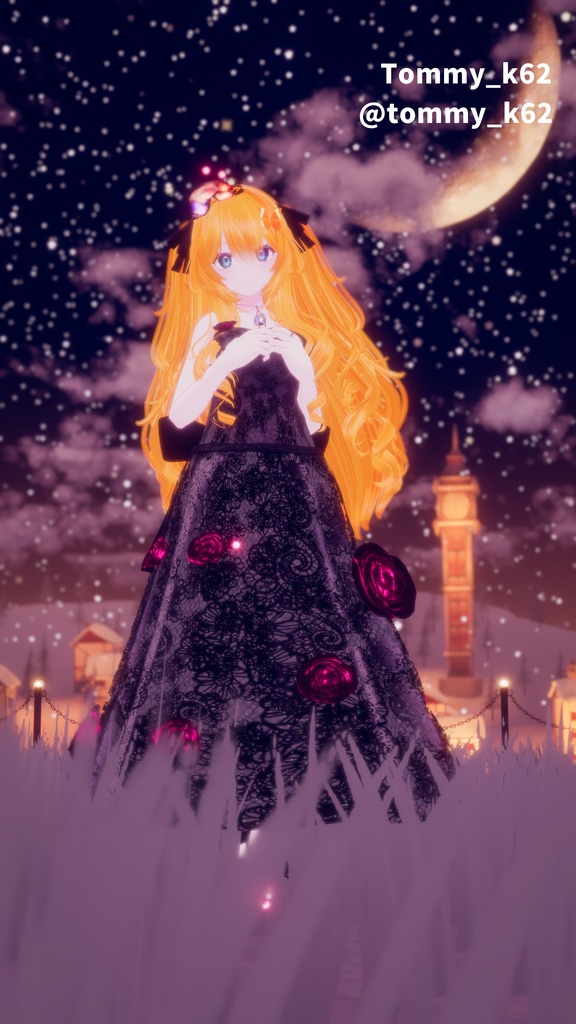 【複数Avatar対応】ROSEDRESS【パーテイクル付き】#めのうすとあ
