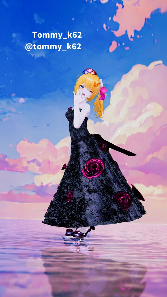 【複数Avatar対応】ROSEDRESS【パーテイクル付き】#めのうすとあ