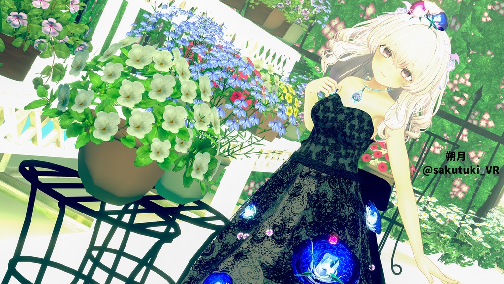 【複数Avatar対応】ROSEDRESS【パーテイクル付き】#めのうすとあ