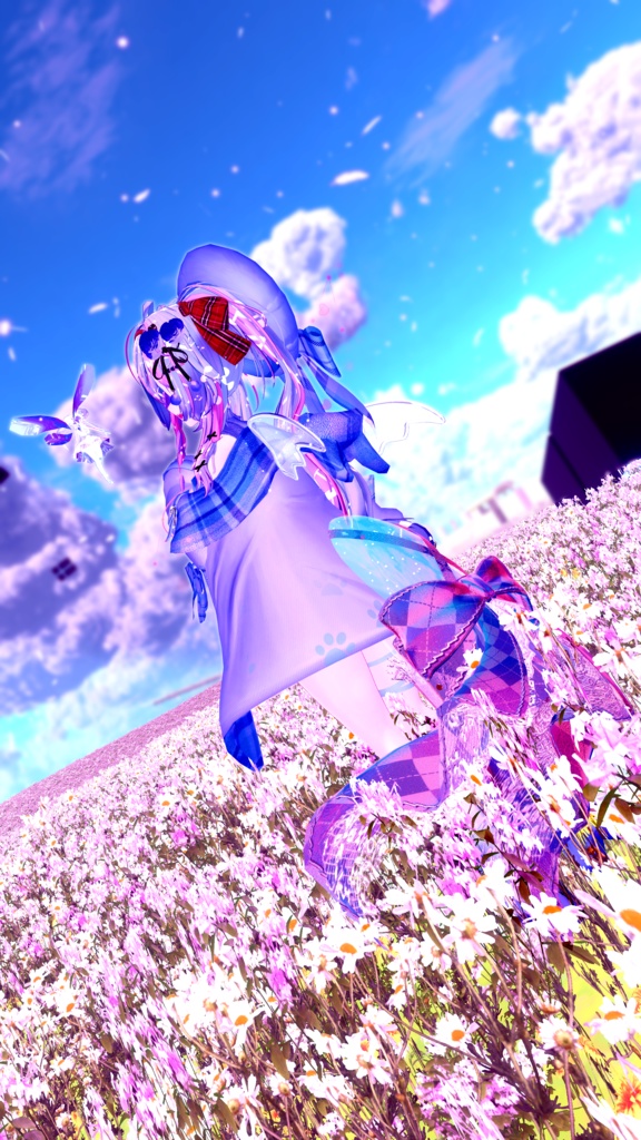 おさかにゃっとニットパーカー