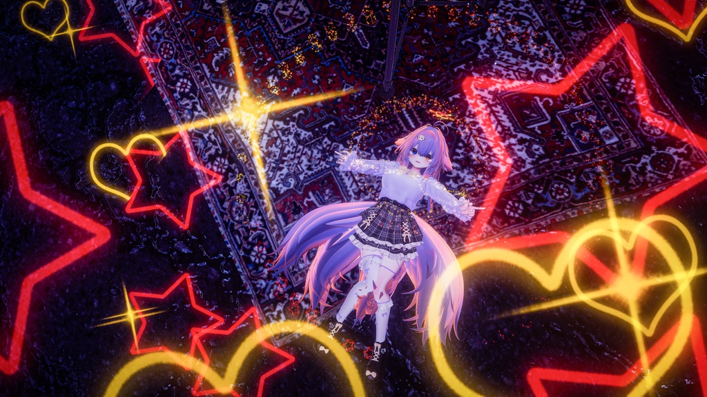 【VRChat向け】Starlit Halo Particle Set|指先・足元・トレイル・Halo パーティクルセット