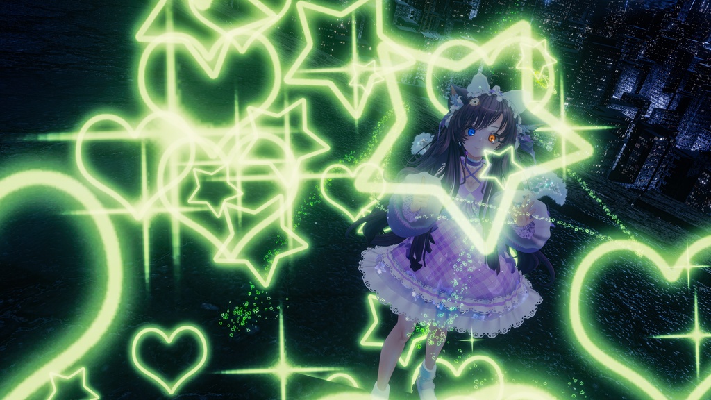 【VRChat向け】Starlit Halo Particle Set|指先・足元・トレイル・Halo パーティクルセット