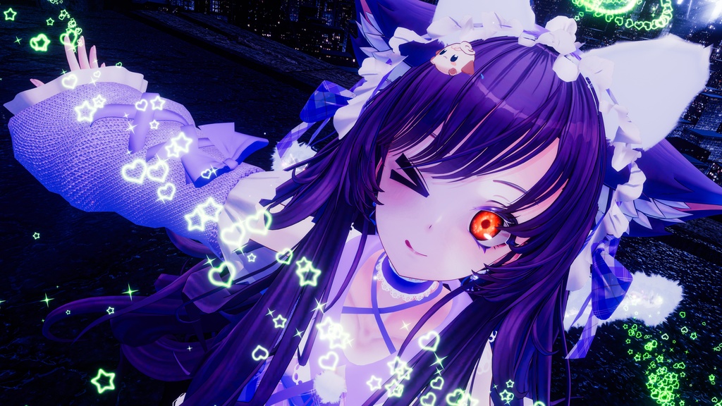 【VRChat向け】Starlit Halo Particle Set|指先・足元・トレイル・Halo パーティクルセット