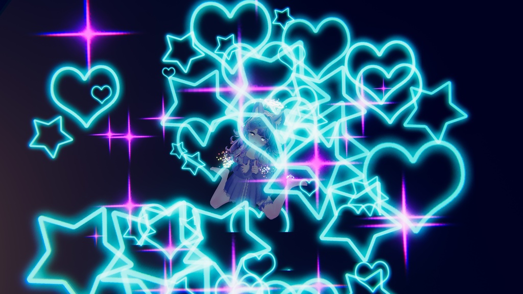 【VRChat向け】Starlit Halo Particle Set|指先・足元・トレイル・Halo パーティクルセット
